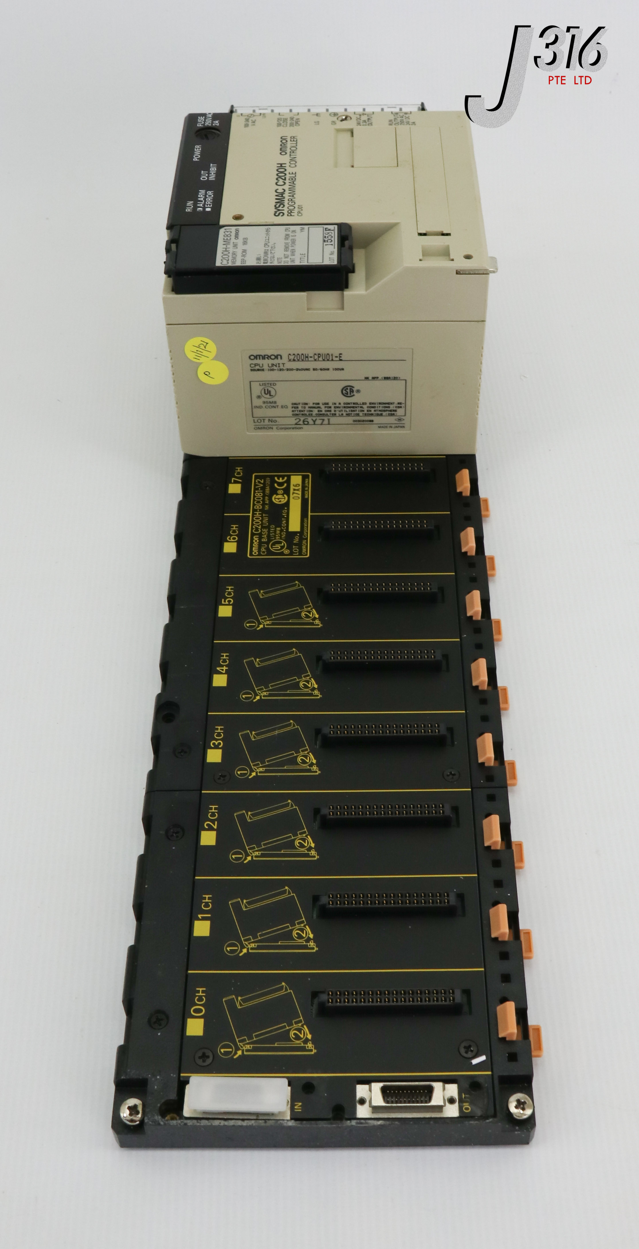 Omron Sysmac C H Programmable Controller W Cpu Base Unit C H